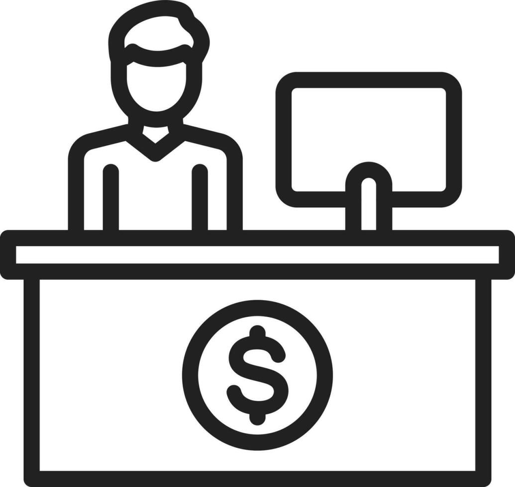 Cash at the Counter
